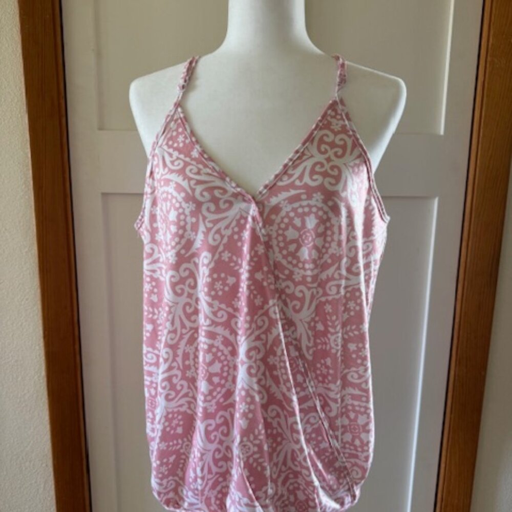 Aokosor Sz XL X Large Womens Deep V Neck Wrap Spaghetti Strap Tank Tops